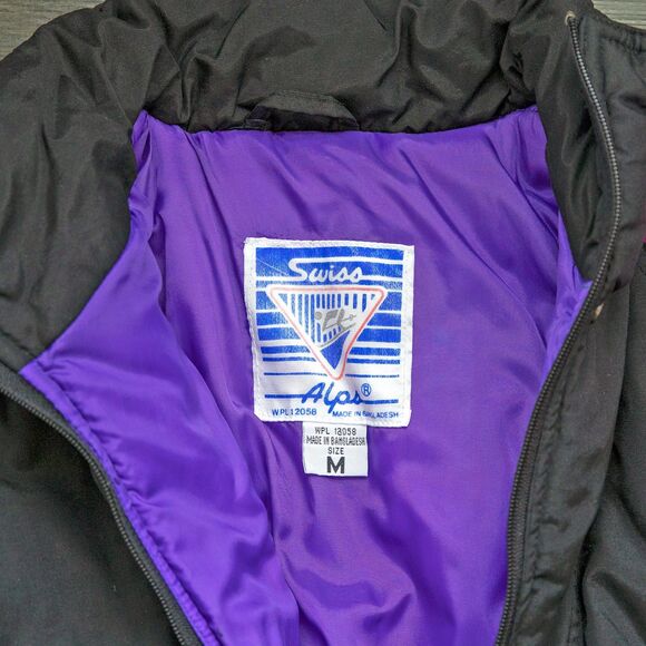 Vintage 90s Swiss Alps Ski Suit | Women’s M | Retro One Piece Snowsuit - Picture 3 of 8